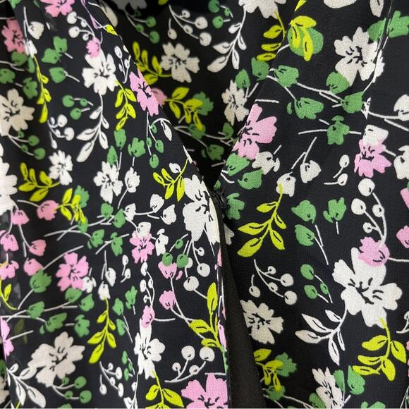 Vince Camuto Floral Smocked dress black - XXS - Picture 5 of 13